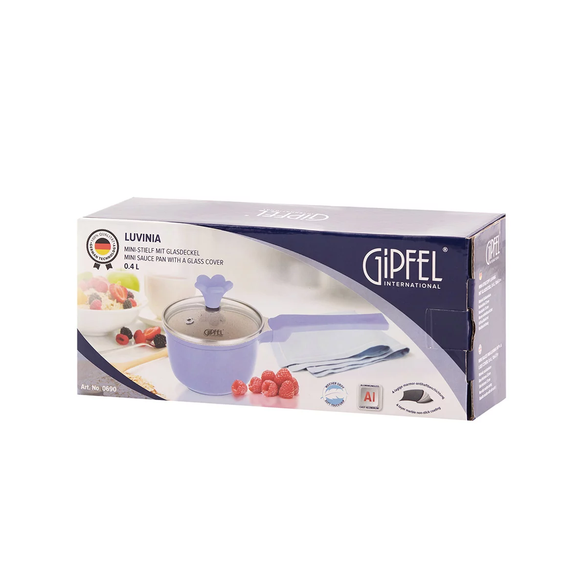 фото Ковш алюминиевый Gipfel Luvinia 0690 10 см/0,4 л Ковш алюминиевый Gipfel Luvinia 0690 10 см/0,4 л фото