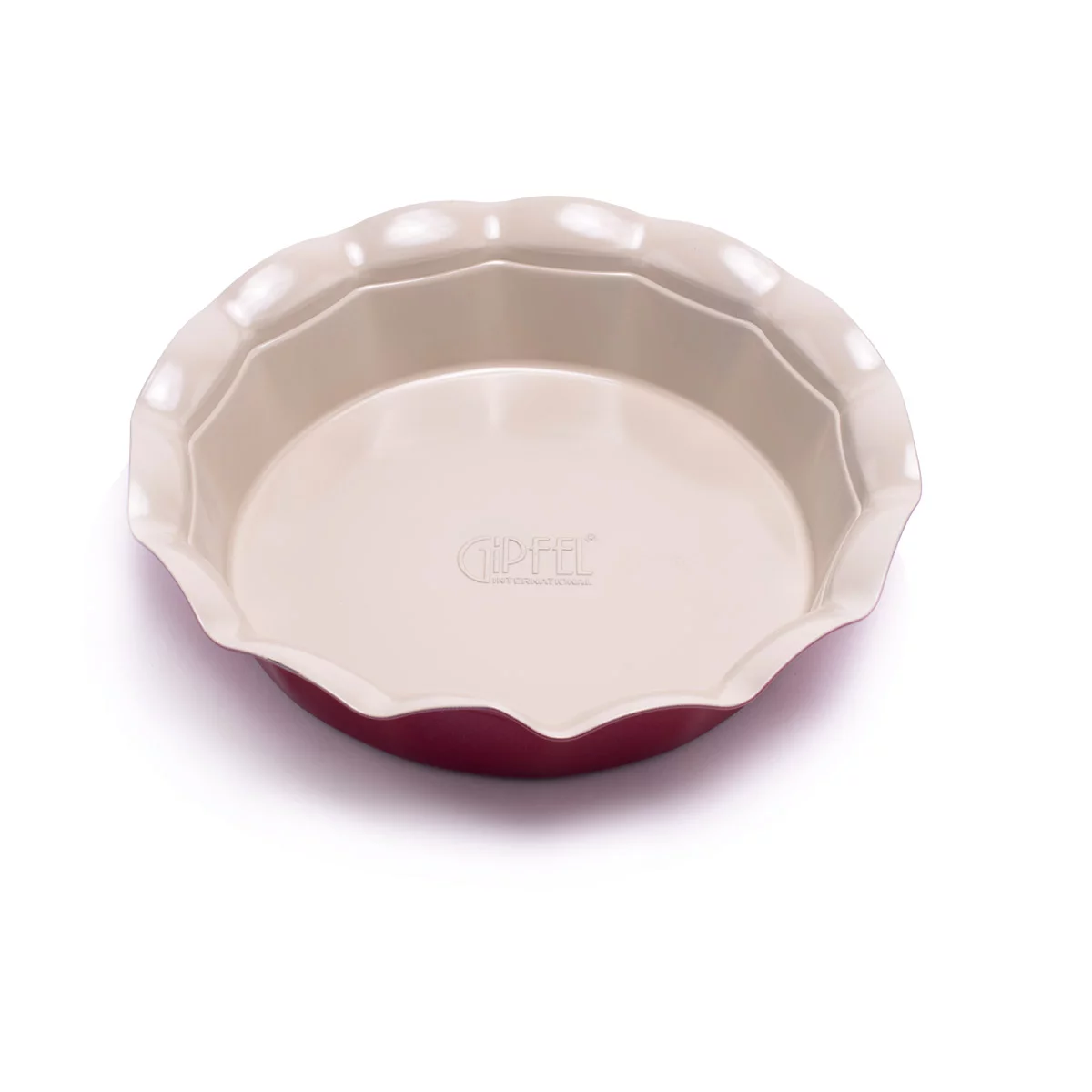 картинка 1887 GIPFEL Форма для выпечки OVEN 27,2x27,2x6,0см круглая с антипригарным покрытием Whitford. Цвет: внутри кремовый, снаружи красный. Материал: Углеродистая сталь магазин Gipfel картинка 1887 GIPFEL Форма для выпечки OVEN 27,2x27,2x6,0см круглая с антипригарным покрытием Whitford. Цвет: внутри кремовый, снаружи красный. Материал: Углеродистая сталь от магазина Gipfel