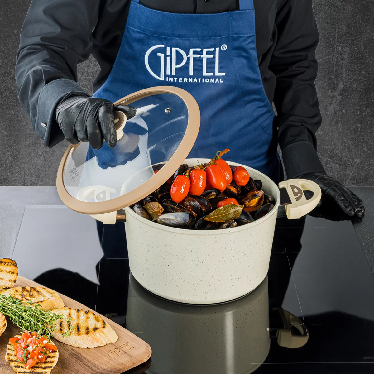 фото Алюминиевая кастрюля Gipfel Sonrizo 0433 24 см/5,5 л Алюминиевая кастрюля Gipfel Sonrizo 0433 24 см/5,5 л фото