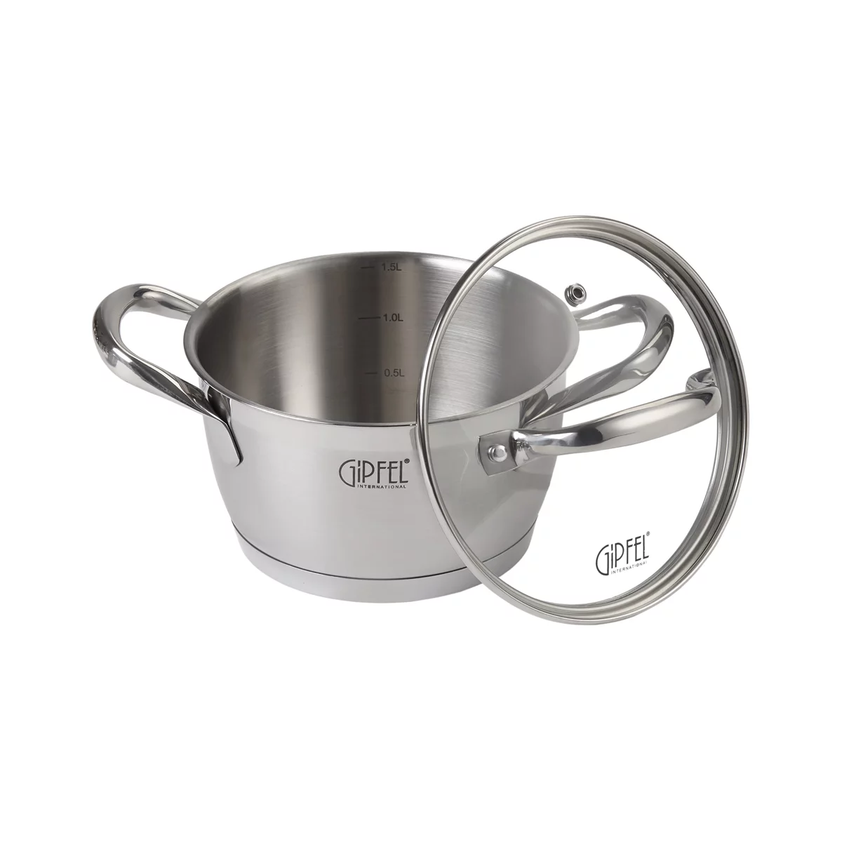 Кастрюля из нержавеющей стали Gipfel Era 1376 16 см/1,8 л Кастрюля из нержавеющей стали Gipfel Era 1376 16 см/1,8 л