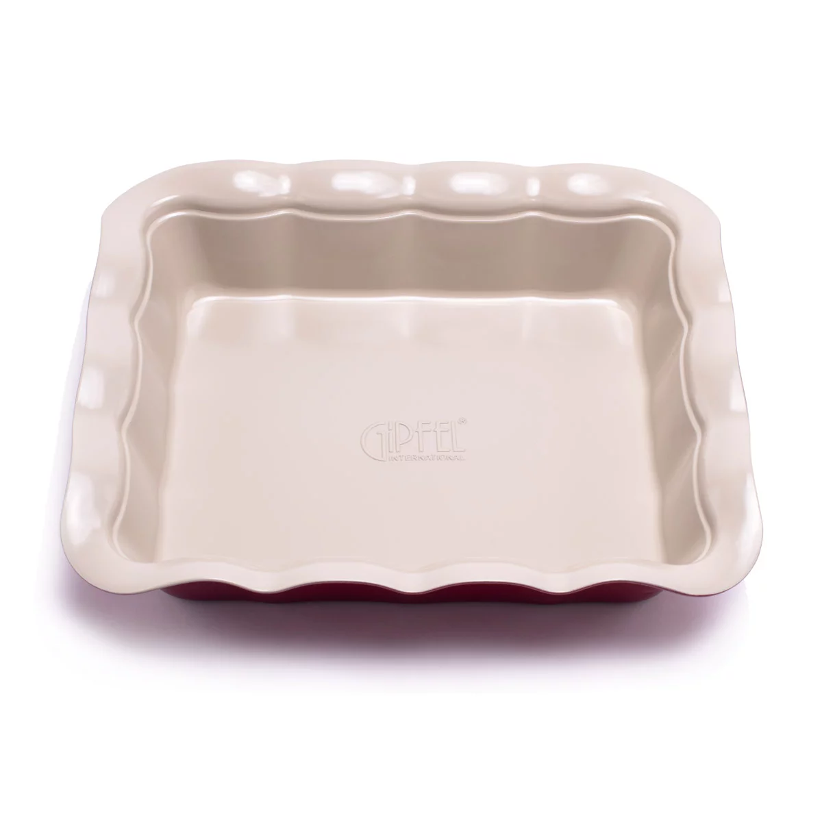 картинка 1890 GIPFEL Форма для выпечки OVEN 29,5x25,5x6,6см прямоугольная с антипригарным покрытием Whitford. Цвет: внутри кремовый, снаружи красный. Материал: Углеродистая сталь магазин Gipfel картинка 1890 GIPFEL Форма для выпечки OVEN 29,5x25,5x6,6см прямоугольная с антипригарным покрытием Whitford. Цвет: внутри кремовый, снаружи красный. Материал: Углеродистая сталь от магазина Gipfel