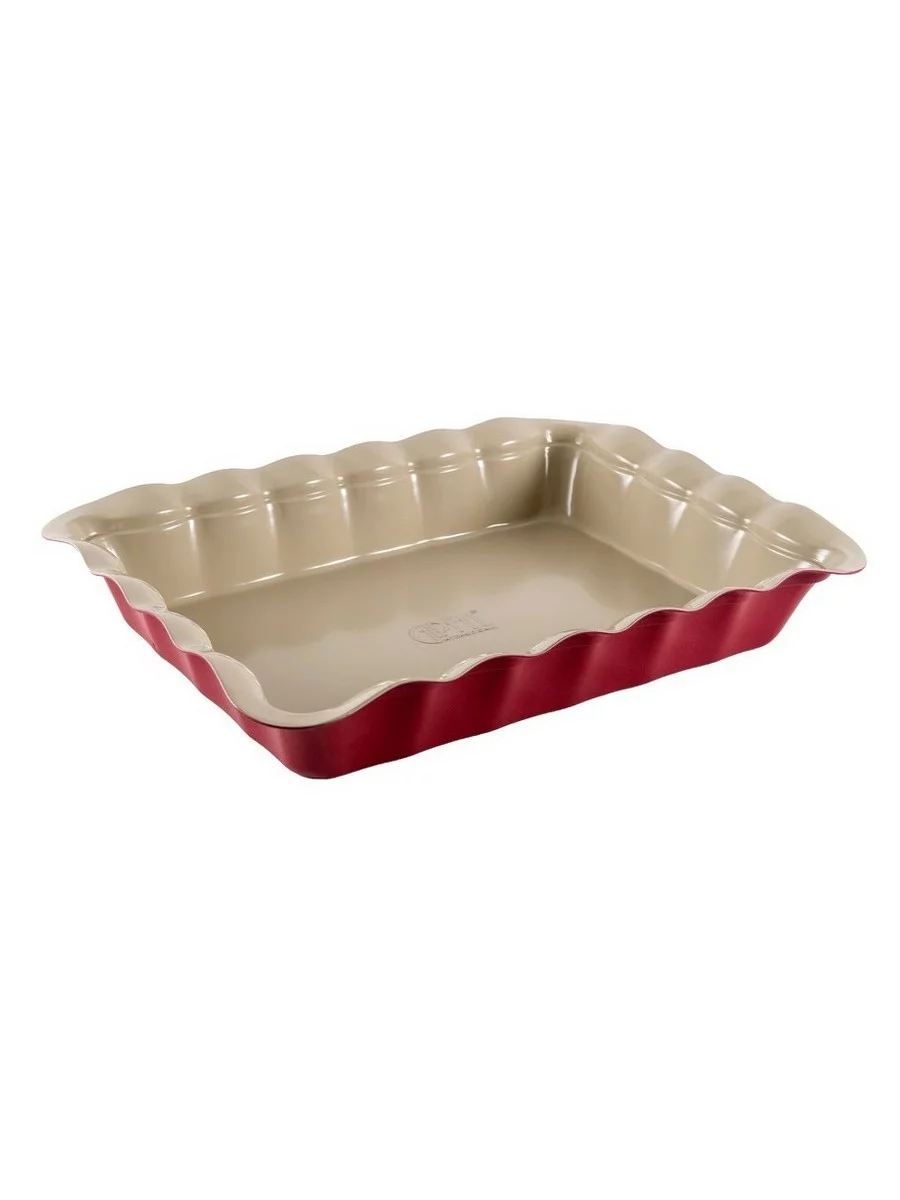 картинка 1891 GIPFEL Форма для выпечки OVEN 38,0x27,5x6,4см прямоугольная с антипригарным покрытием Whitford. Цвет: внутри кремовый, снаружи красный. Материал: Углеродистая сталь магазин Gipfel картинка 1891 GIPFEL Форма для выпечки OVEN 38,0x27,5x6,4см прямоугольная с антипригарным покрытием Whitford. Цвет: внутри кремовый, снаружи красный. Материал: Углеродистая сталь от магазина Gipfel