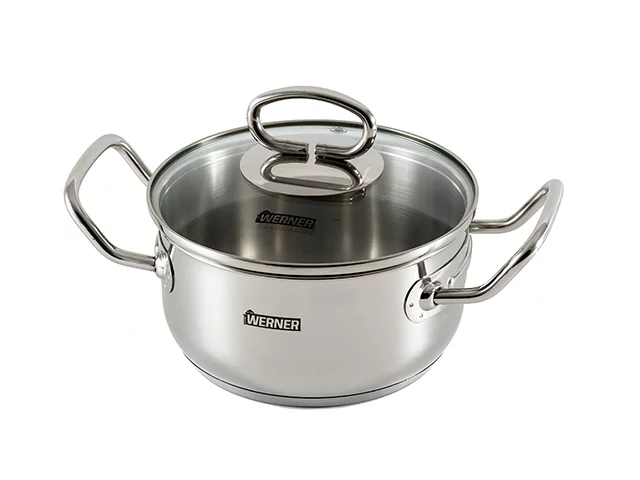 фото Кастрюля из нержавеющей стали Werner 0680 16 см/1,6 л Кастрюля из нержавеющей стали Werner 0680 16 см/1,6 л фото