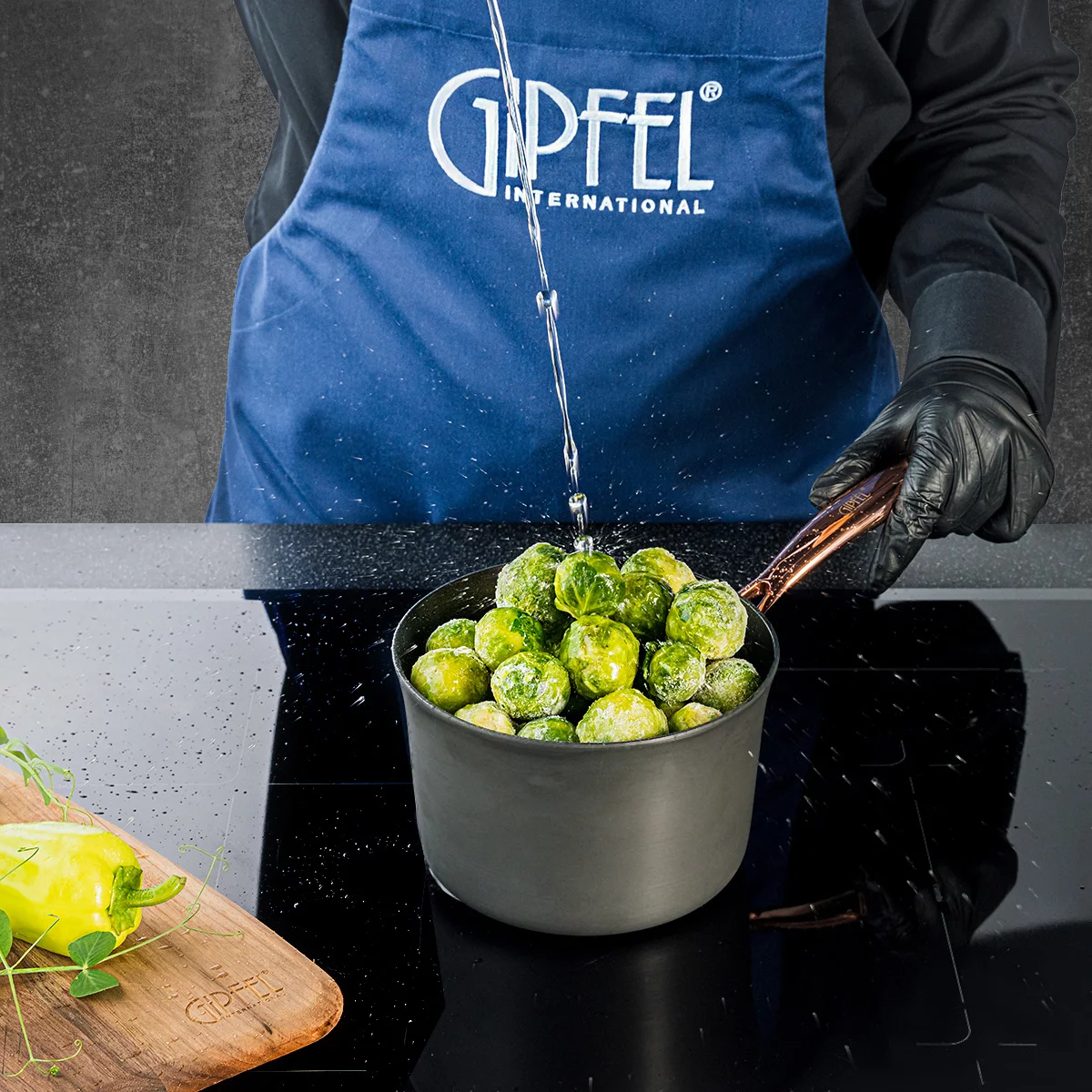 Купить ковш нержавейка магазин Gipfel Ковш алюминиевый Gipfel Novo Lux 2597 16 см/1,6 л фото