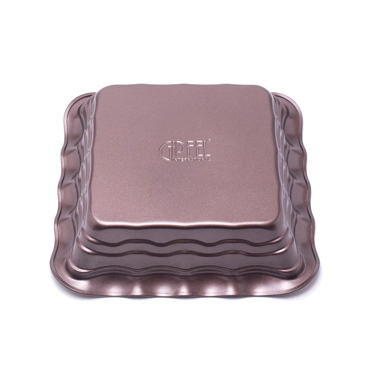 картинка 1895 GIPFEL Форма для выпечки OVEN 25,3x25,3x5,0см квадратная с антипригарным покрытием Whitford. Цвет: внутри кремовый, снаружи коричневый. Материал: Углеродистая сталь магазин Gipfel картинка 1895 GIPFEL Форма для выпечки OVEN 25,3x25,3x5,0см квадратная с антипригарным покрытием Whitford. Цвет: внутри кремовый, снаружи коричневый. Материал: Углеродистая сталь от магазина Gipfel