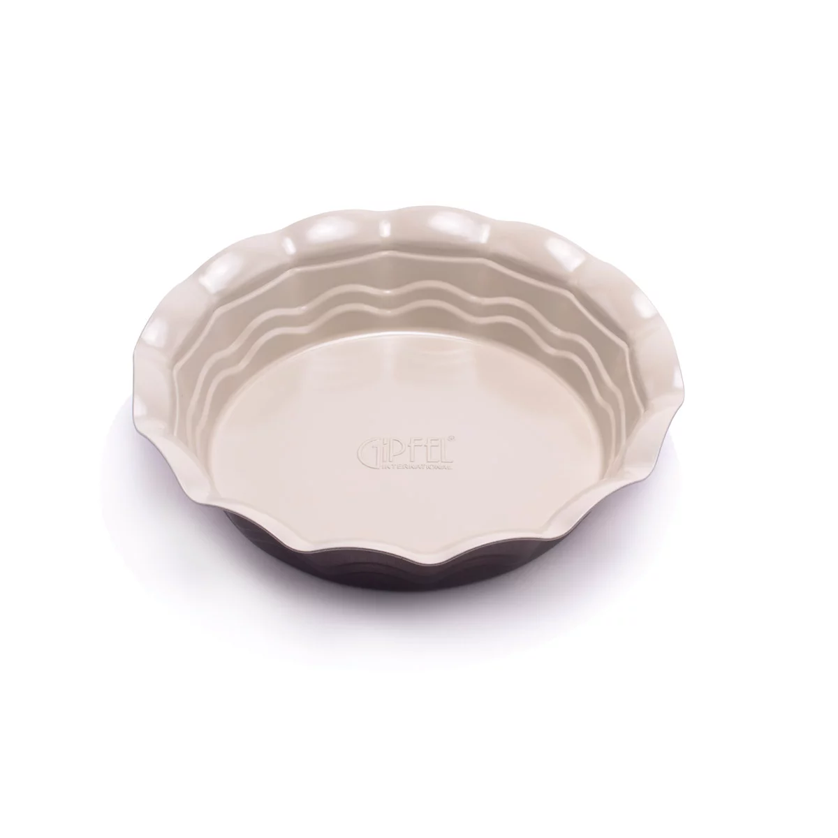 картинка 1893 GIPFEL Форма для выпечки OVEN 27,2x27,2x6,0см круглая с антипригарным покрытием Whitford. Цвет: внутри кремовый, снаружи коричневый. Материал: Углеродистая сталь магазин Gipfel картинка 1893 GIPFEL Форма для выпечки OVEN 27,2x27,2x6,0см круглая с антипригарным покрытием Whitford. Цвет: внутри кремовый, снаружи коричневый. Материал: Углеродистая сталь от магазина Gipfel