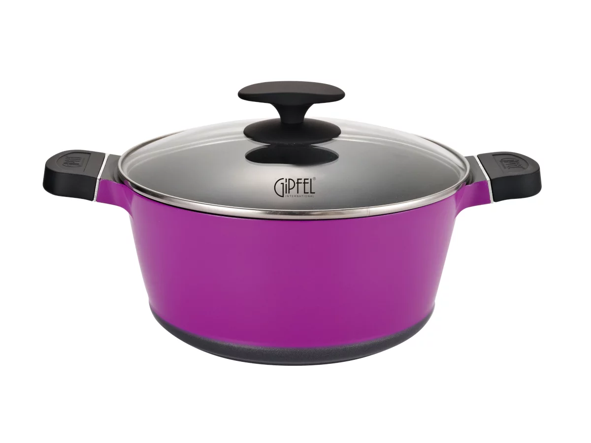 фото Алюминиевая кастрюля Gipfel Violeta 0405 24 см/4,3 л Алюминиевая кастрюля Gipfel Violeta 0405 24 см/4,3 л фото