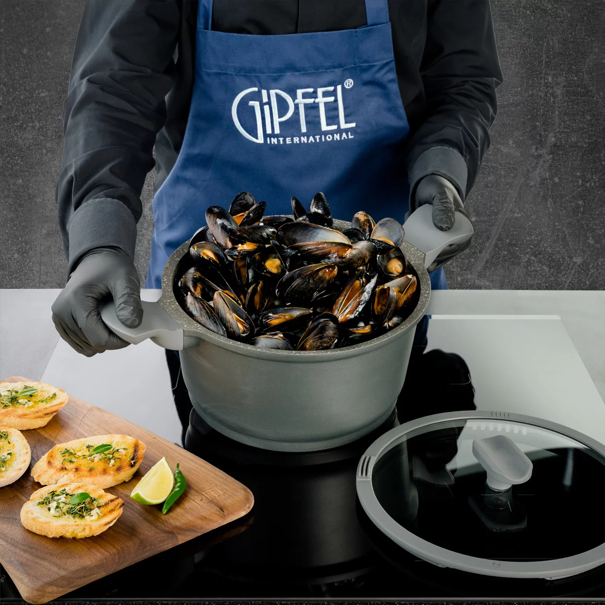 фото Алюминиевая кастрюля Gipfel Veding 0590 24 см/5 л Алюминиевая кастрюля Gipfel Veding 0590 24 см/5 л фото