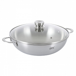 Вок из нержавеющей стали Gipfel Welmar 52767 32 см/5 л