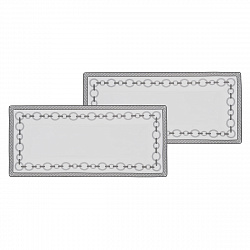 Набор тарелок сервировочных Gipfel Aragon 43472 26х12 2 предмета