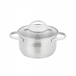 Кастрюля из нержавеющей стали Gipfel Azalea 51059 16 см/1,5 л