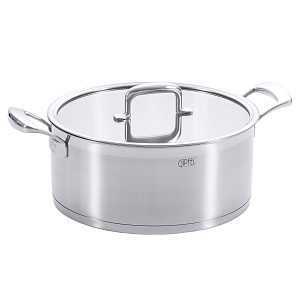Кастрюля из нержавеющей стали Gipfel Prestige 1237 28 см/6,7 л
