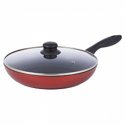 Сковорода алюминиевая с крышкой Maestri Irise 80016 28 см