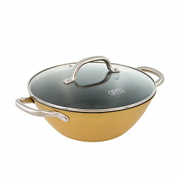 Кастрюля чугунная эмалированная Gipfel Select Orange 2145 26 см/3 л