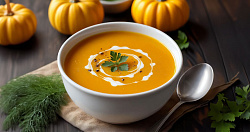 Тыквенный суп-пюре с сыром: нежность, вкус и креативная подача