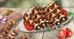 Шампиньоны на мангале – взрывной вкус